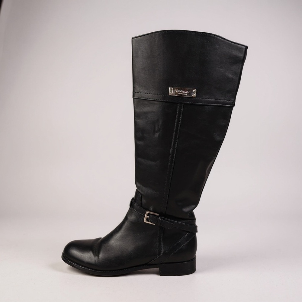 Coach Micha Black Leather Riding Boot, size 8.5 - Picture 4 of 10